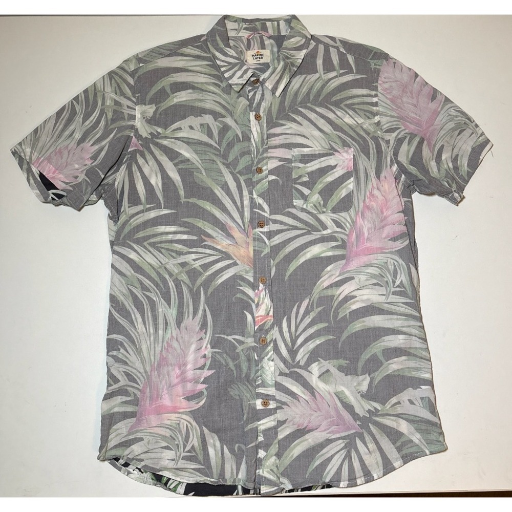 Marine Layer Men's Hawaiian Shirt | Large